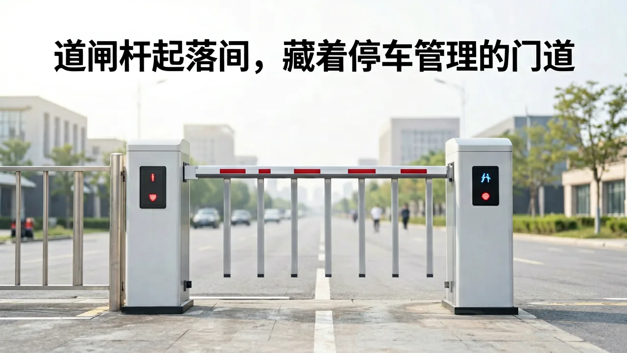 道闸杆起落间，藏着停车管理的门道