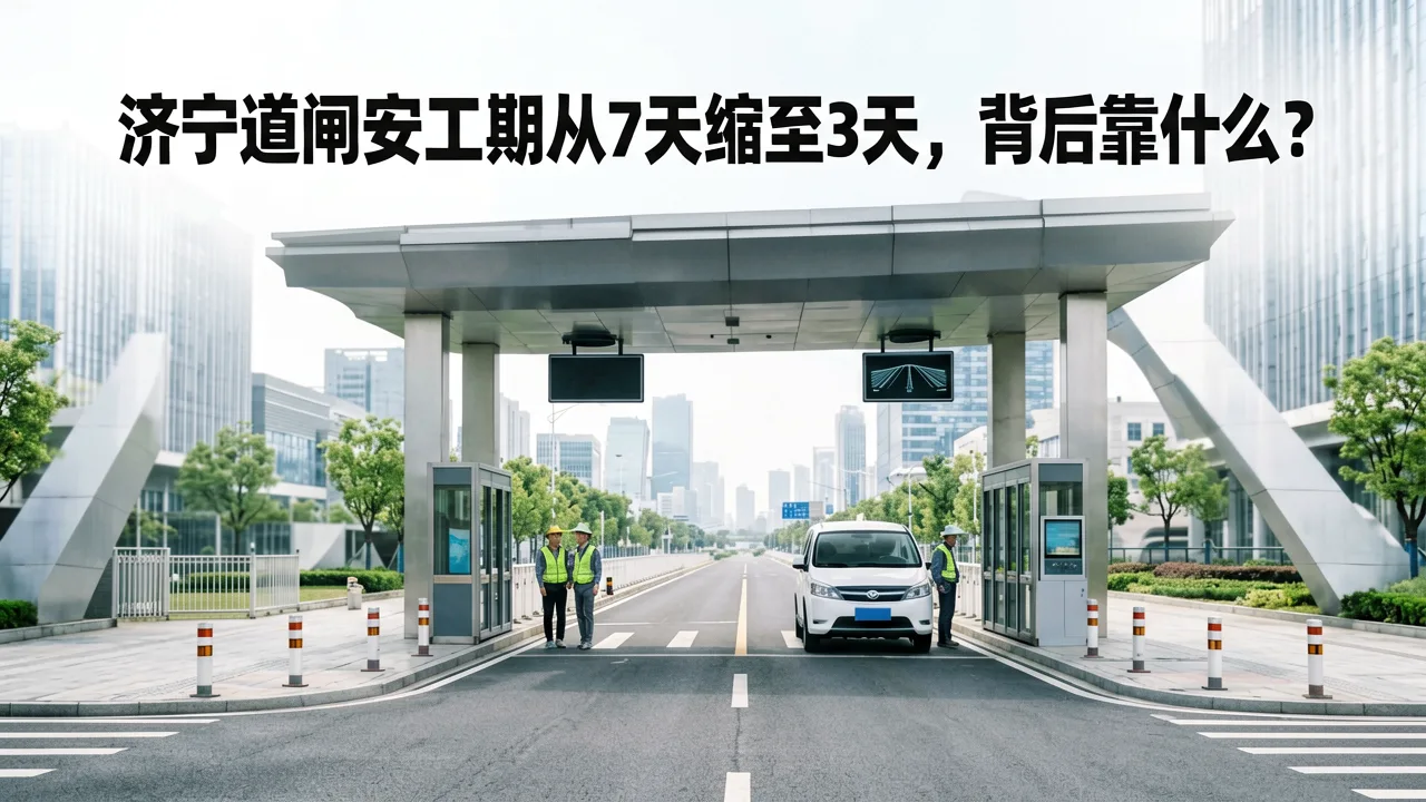 济宁道闸安装工期从7天缩至3天，背后靠什么？