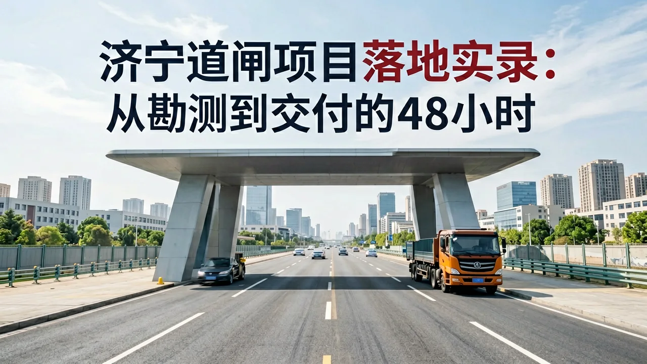 济宁道闸项目落地实录:从勘测到交付的48小时